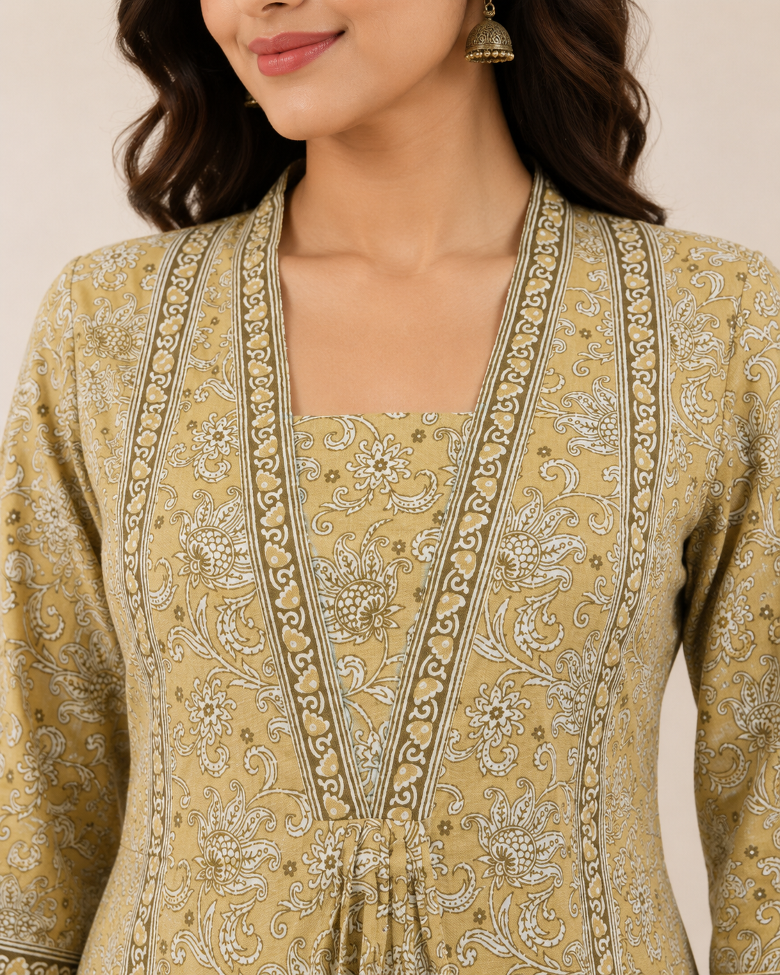 Allover Print Cotton Co-Ord Set